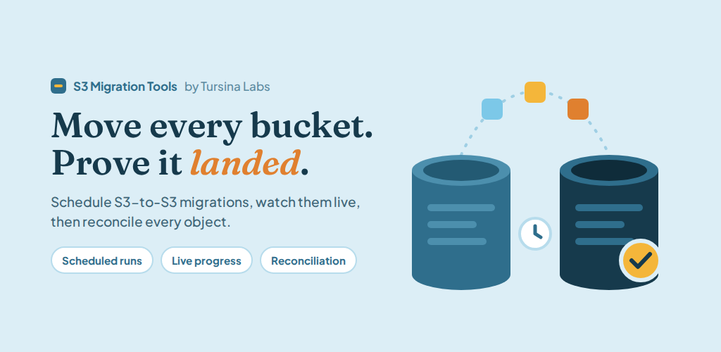 S3 Migration Tools feature graphic